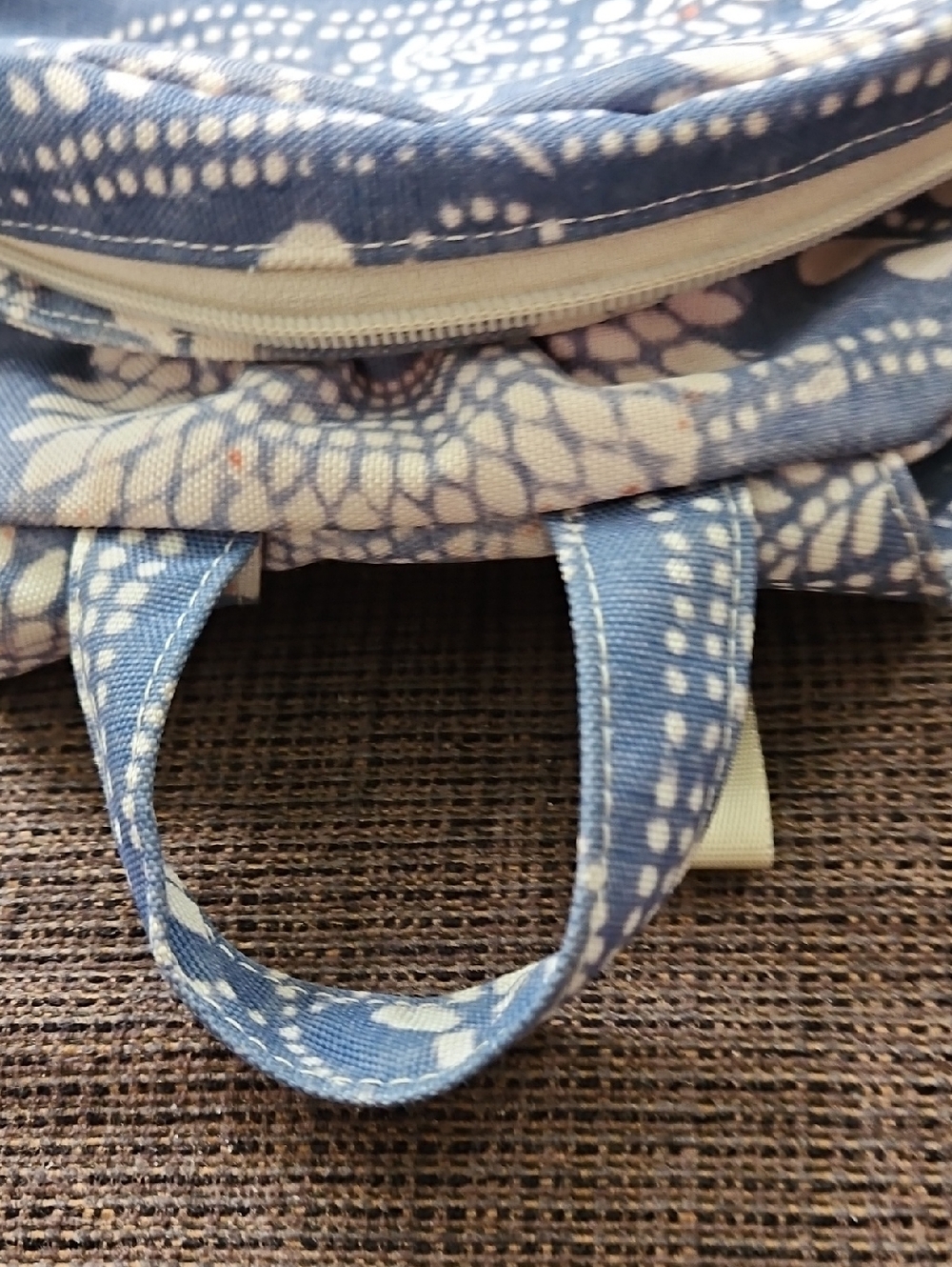 Herschel Supply Co Settlement Women's Chai Blue Mini Patterned Backpack - Picture 6 of 6